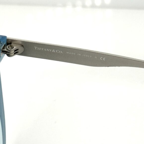 Tiffany & Co Women\'s Sunglasses Silver Diamond Point Black Blue TF4159 8274/9S main image 7